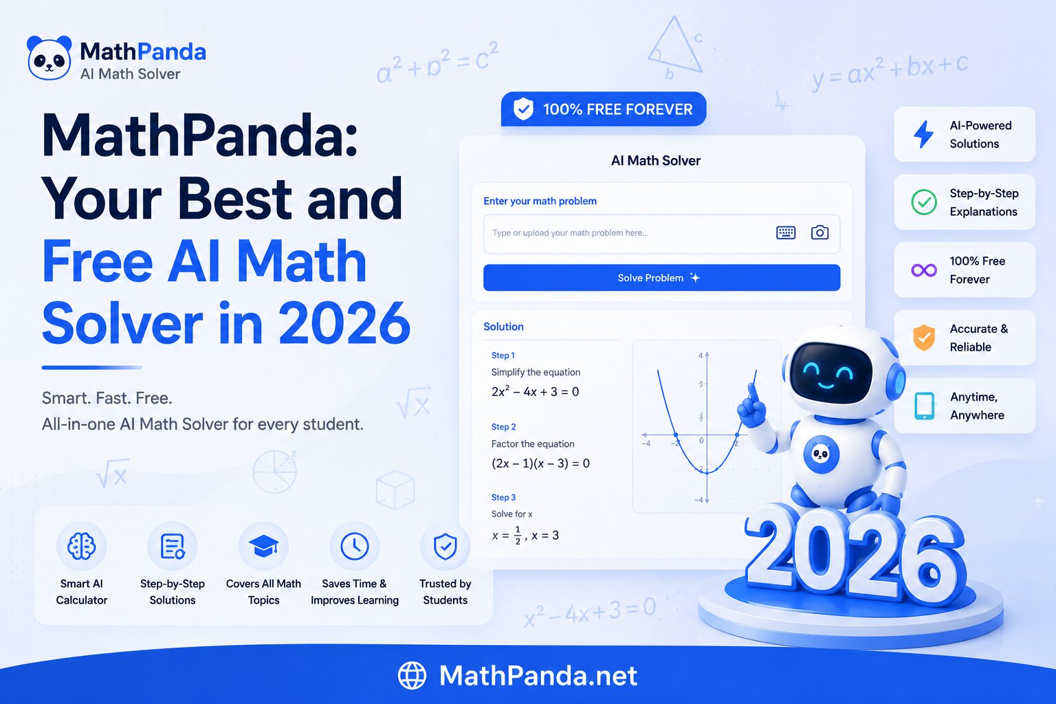 MathPanda: Your Best and Free AI Math Solver in 2026