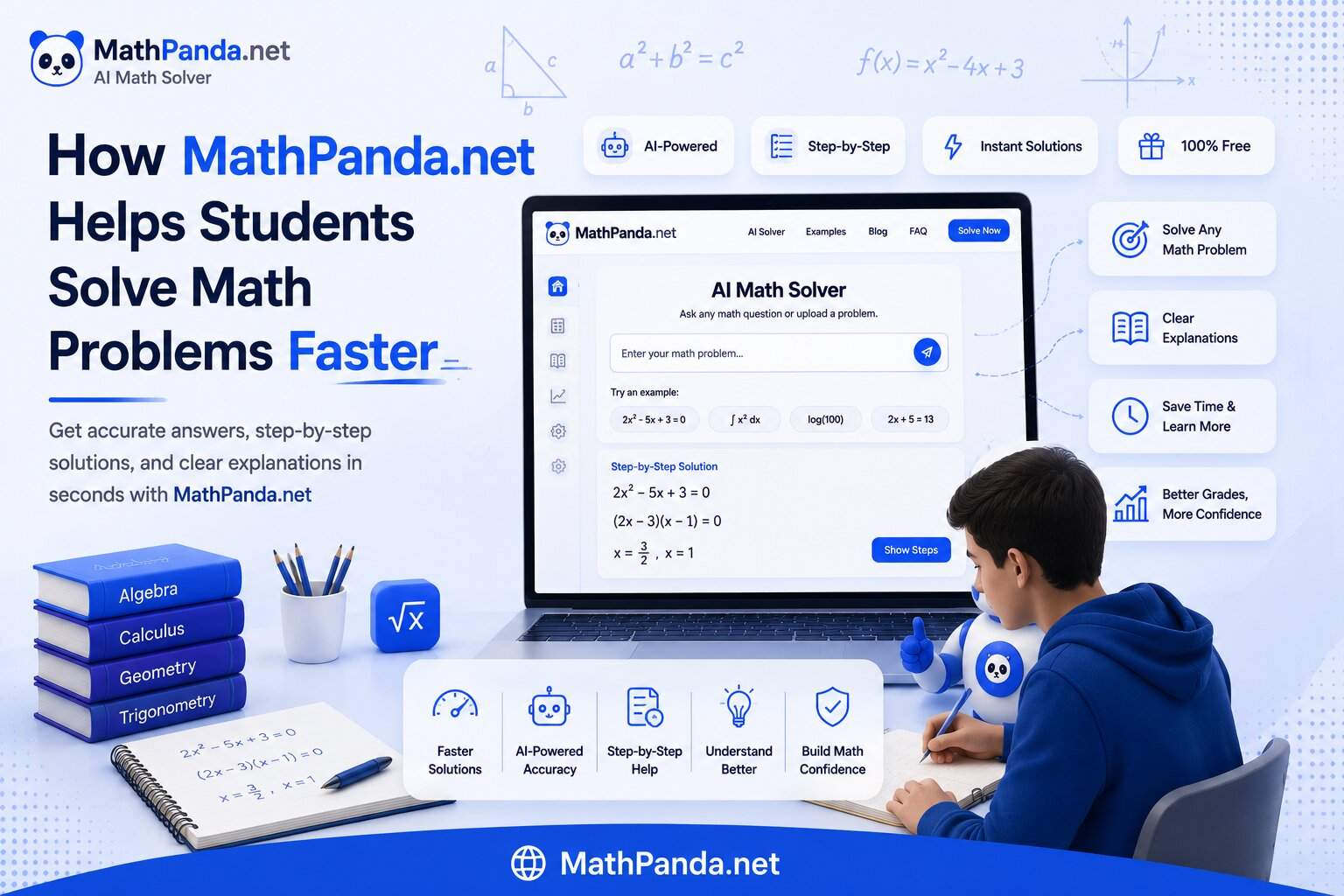 How MathPanda.net Helps Students Solve Math Problems Faster